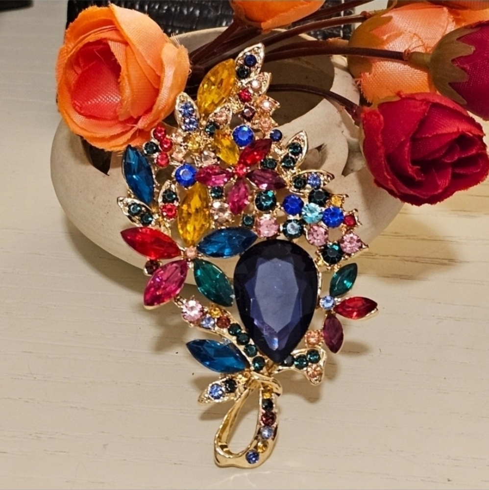 Corsage Floral Style Brooch